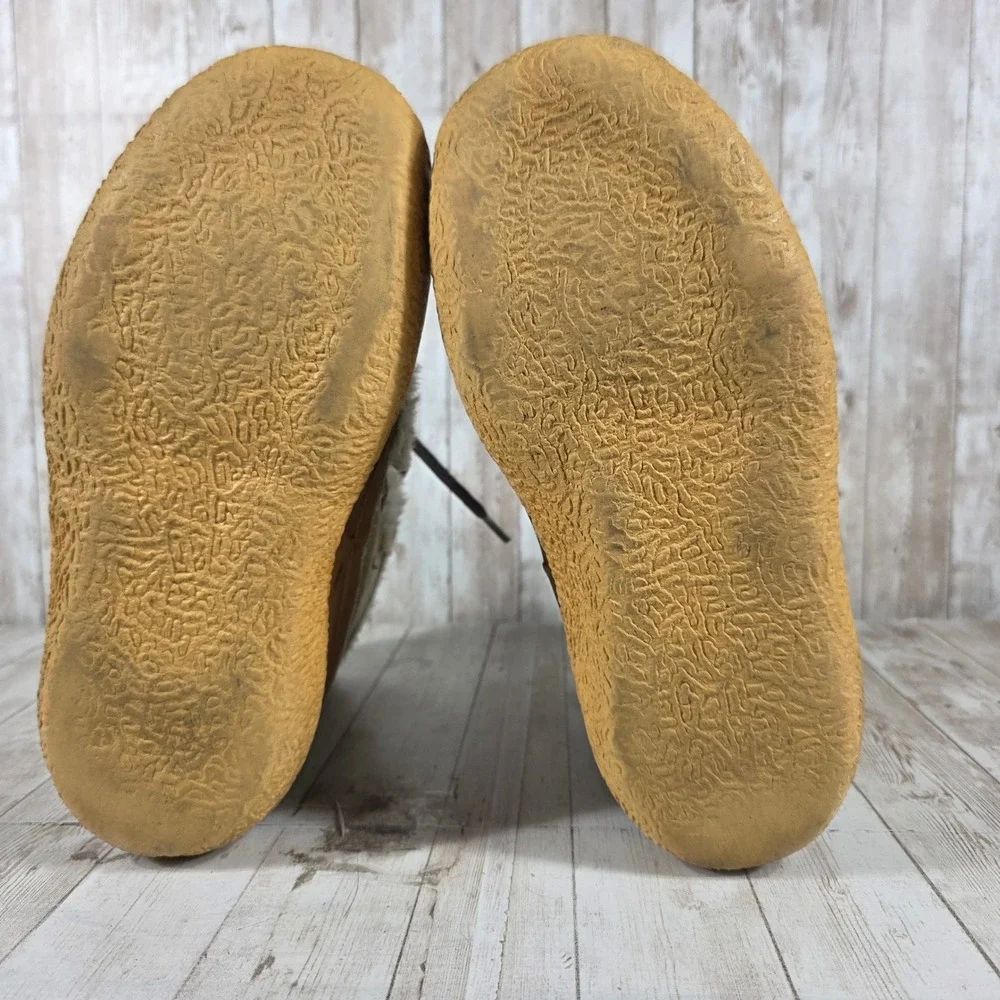 Vintage‎ Sorel Nanook Women Tan Brown Leather Faux Fur Trim Snow Boots Canada